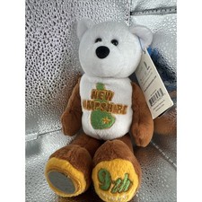 2000 25 New Hampshire 9th State US Quarter Coin Bear Limited Treasures 8"