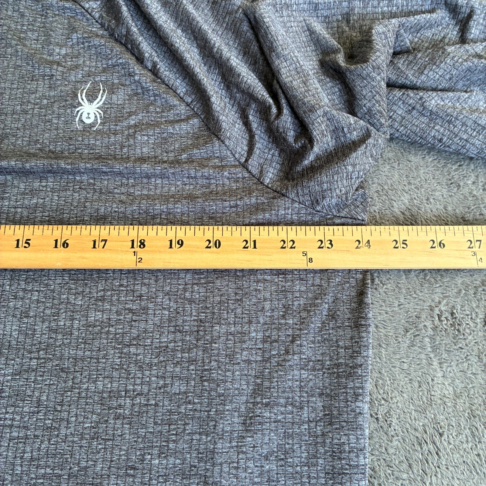 Spyder Active Gray Performance Activewear Quarter… - image 8