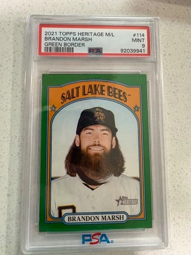 Brandon Marsh 2021 Topps Brandon Marsh Green