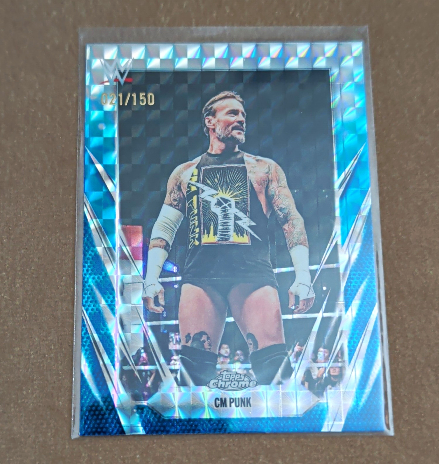 Topps 2026 Chrome WWE CM Punk #49 Serial Numbered Parallel /150