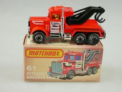 61-C Peterbilt Wreck Truck - 51274 Matchbox Superfast Lesney