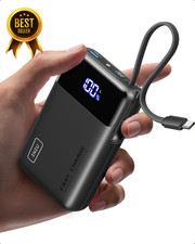 45W Portable 20000mAh Power Bank with USB-C Cable, Fast Charging Travel Charger