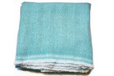 Handwoven Shawl Wraps Large Stole 8 ply Exclusive Premium Quality Turquoise