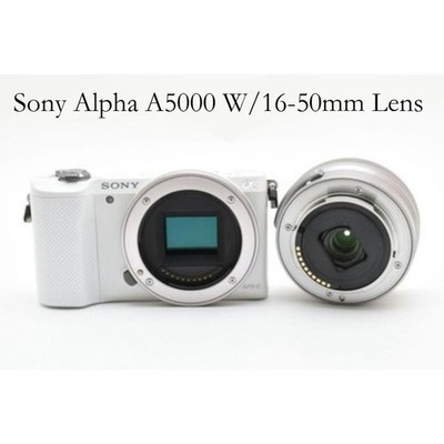 Sony A5000 Mirrorless Digital Camera ILCE-5000 Tested W/16-50mm Lens SD Card