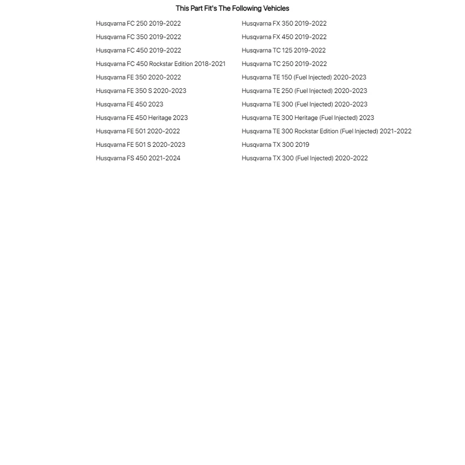 Acerbis Radiator Scoops White For Husqvarna FE 350 S 2020-2023 Foto 2 de 2