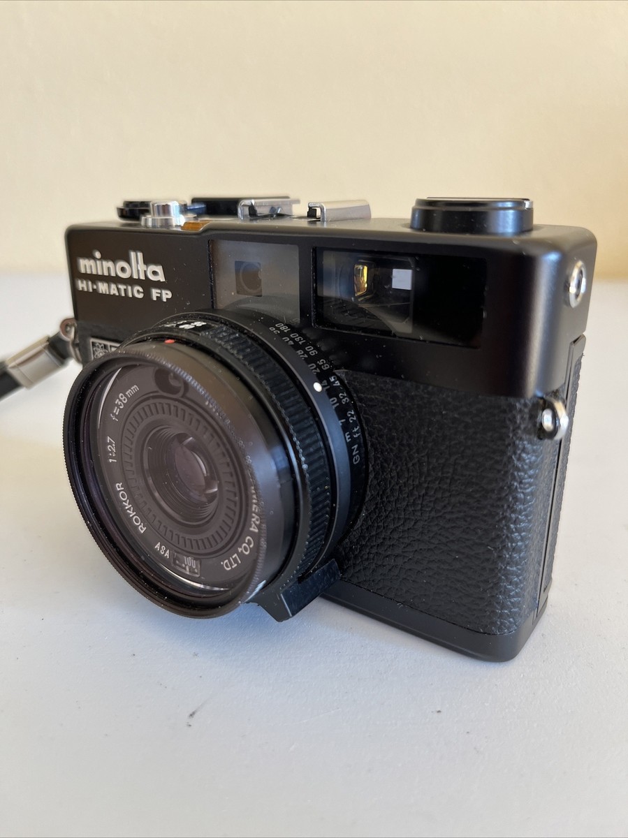 Minolta　HI MATIC 　　Q738 Minolta Hi-Matic F Rangefinder ROKKOR 38mm f2.7 [Near Mint