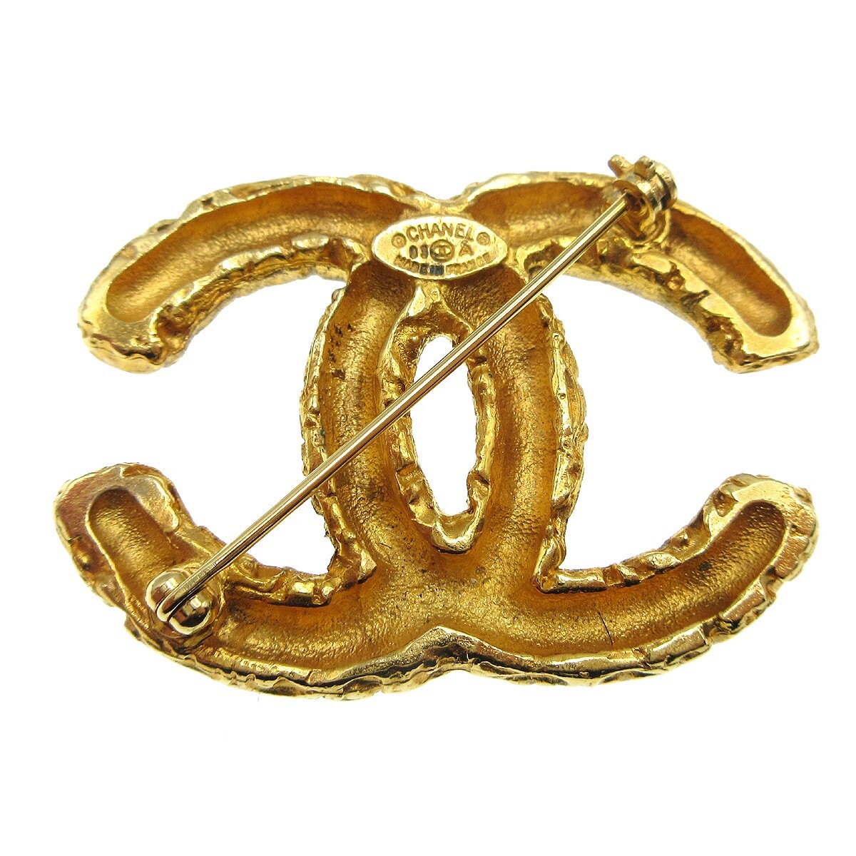 Chanel CC Brooch Pin Gold 93A 27411 | eBay