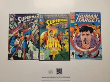 3 DC Comics #1 Human Target + #2 20 Superman Man of Steel 3 TJ10