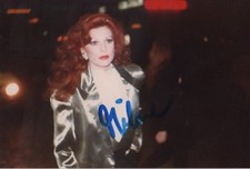 Milva autograph signed 9x13 cm picture