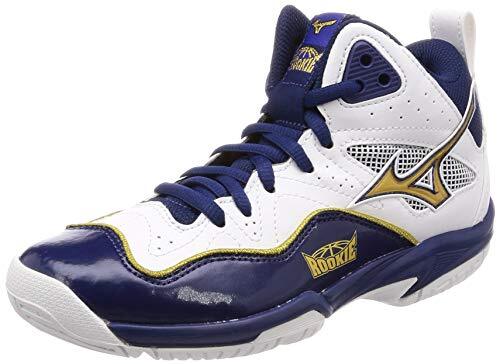 MIZUNO Junior Basketball shoes ROOKIE BB5 W1GC1970 white × gold