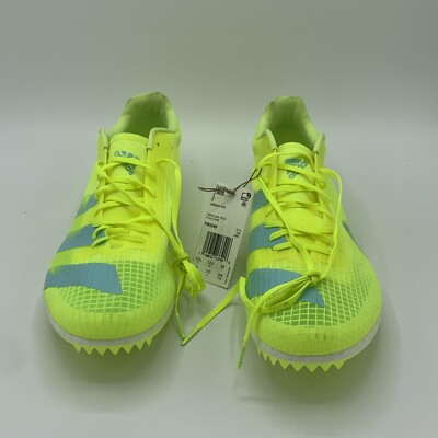 Adidas Adizero MD Mid Distance Track Field Run Spikes Solar Yellow FW2240 Sz 13