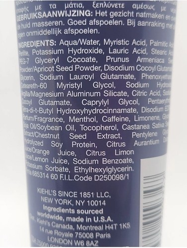 Kiehl's Facial Fuel Energizing SCRUB 5oz/ 150 ML Skin Buffer For Men New Sealed - Picture 6 of 7
