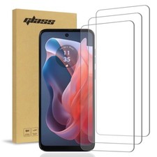 For Moto G Play 4G 2024 2.5D Tempered Glass Screen Protector 3 Per Pack 