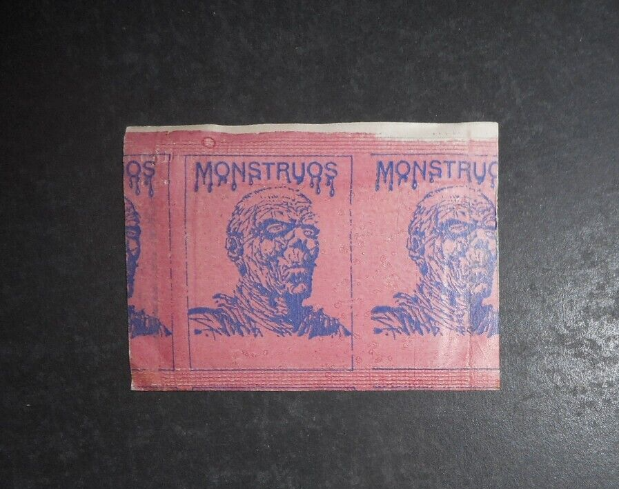 1970'S MONSTRUOS MONSTER UNOPENED CARD PACK *VERY RARE* | eBay