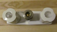 Brass Quick Connect 4" Hot Cold Spray Port High Pressure Faucet Keystone RV Boat