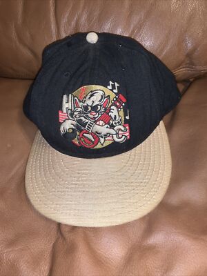 VTG Hardware City Rock Cats New Era 90s 7 1/4 hat cap New Britain