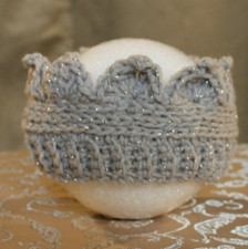 Baby Winter Ear Warmer Headband-Crown-Handmade- Free US Shipping