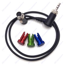 Low-Profile Ta3f 3pin Female To 3.5 Audio with Lock,Use SOMMER SOD-14 AudioCable