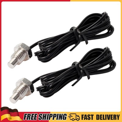 2x NTC 10K Thermistor Temperatursensor Gewindefühlerkabel 1m
