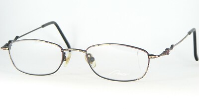 Amor 482 005 BLACK /EGGPLANT /MUSTARD EYEGLASSES GLASSES FRAME 49-19-130 (NOTES)