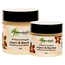 Argan & Rosehip 100% Natural Organic Replenishing Facial Moisturiser