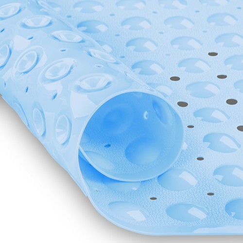 Circul 100 x 41 cm Hellblau Badewanneneinlage Wanneneinlage Anti Rutsch Matte - Bild 3 von 6