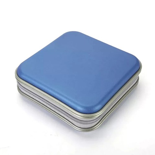 40 CD DVD Carry Case Disc Storage Holder CD Sleeve Wallet Ideal for Car BLUE UK - Afbeelding 5 van 6