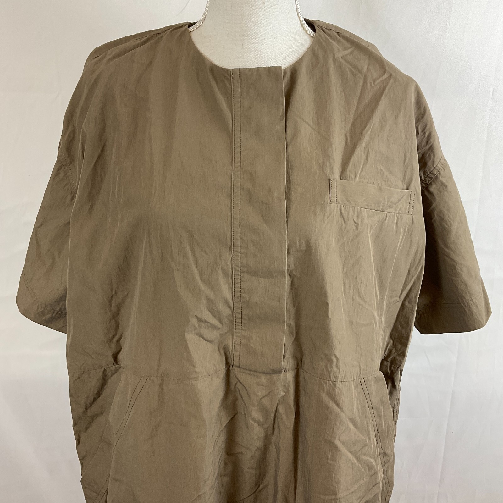 CO Dress M Essentials Button Front Oversized Shor… - image 3