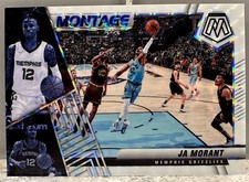2021-22 Panini Mosaic Basketball Montage Ja Morant Silver Prizm /25 Grizzlies