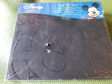 NEW: Disney Mickey Mouse Embossed Scrapbook Black 8" 8" Album