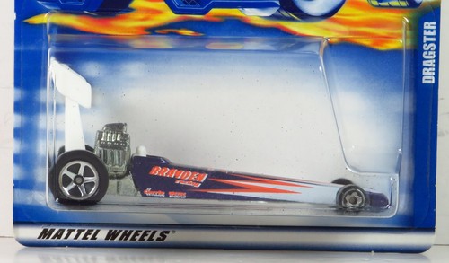 Hot Wheels Mainline 2001 Blue Card Collector # 164 Dragster Purple 5SP & MGW - Picture 4 of 7
