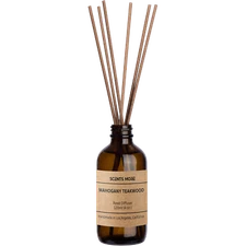 Mahogany Teakwood Reed Diffuser Set