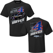 Kevin Harvick 2020 Checkered Flag Sports #4 Mobil 1 Camber Tee FREE SHIP!