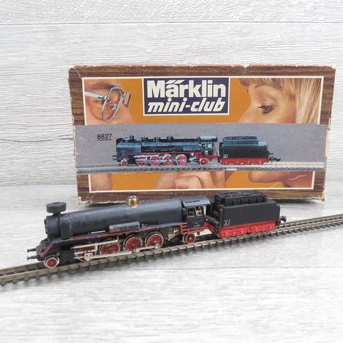 MÄRKLIN MINI-CLUB 8827 modifiziert Spur Z - Dampflok 41 230 Bastler OVP #AT8636