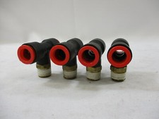*NEW* (LOT OF 4) SMC 1/2 T-CONNECTOR 5/8" O.D. THREAD