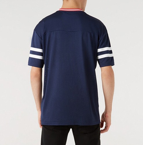 Camiseta deportiva de malla de gran tamaño New Era gorra para hombre NFL New England Patriots - Imagen 3 de 4