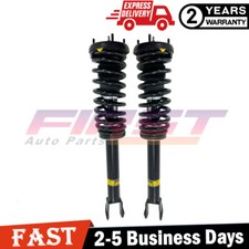 Pair Fit Jaguar XF RWD 2009-2015 Front Shock Strut Coil Spring Assys No Electric