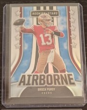 2023 Panini Rookies and Stars Brock Purdy AIRBORNE Silver Prizm #AI-28 49ERS 🔥