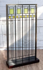 Ebros Frank Lloyd Wright Oak Park House Playroom Stained Glass Art 14" By 7.75"