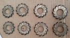 Involute Gear Cutter  Set M 0,8  20° set (№1-8) HSS M2.