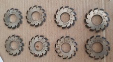 Involute Gear Cutter Set M 0,8 20  set   1-8 HSS M2.
