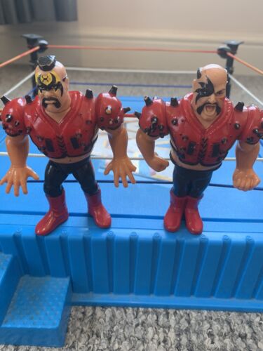Vintage Hasbro 1991 WWF Wrestling Tag Team Figures...
