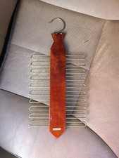 Vintage Tie Rack Tie Hanger for 20 Ties Made In Germany Wooden Nice Wood