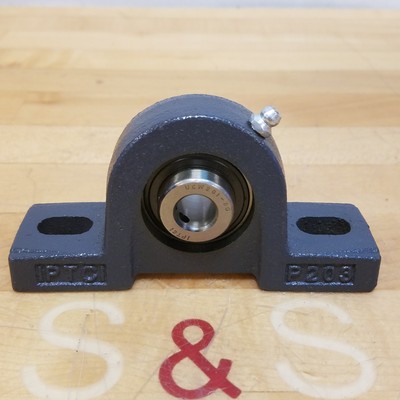IPTCI UPC 2018 Set Screw Lock Pillow Block, 1/2'' Bore - NEW