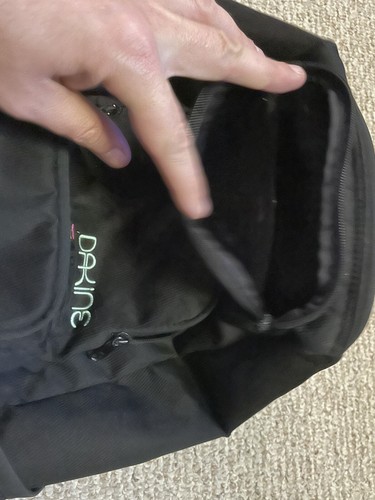 DAKINE WOMENS BLACK AND INSIDE FLORAL LAPTOP BACKPACK EXCELLENT - Picture 7 of 7