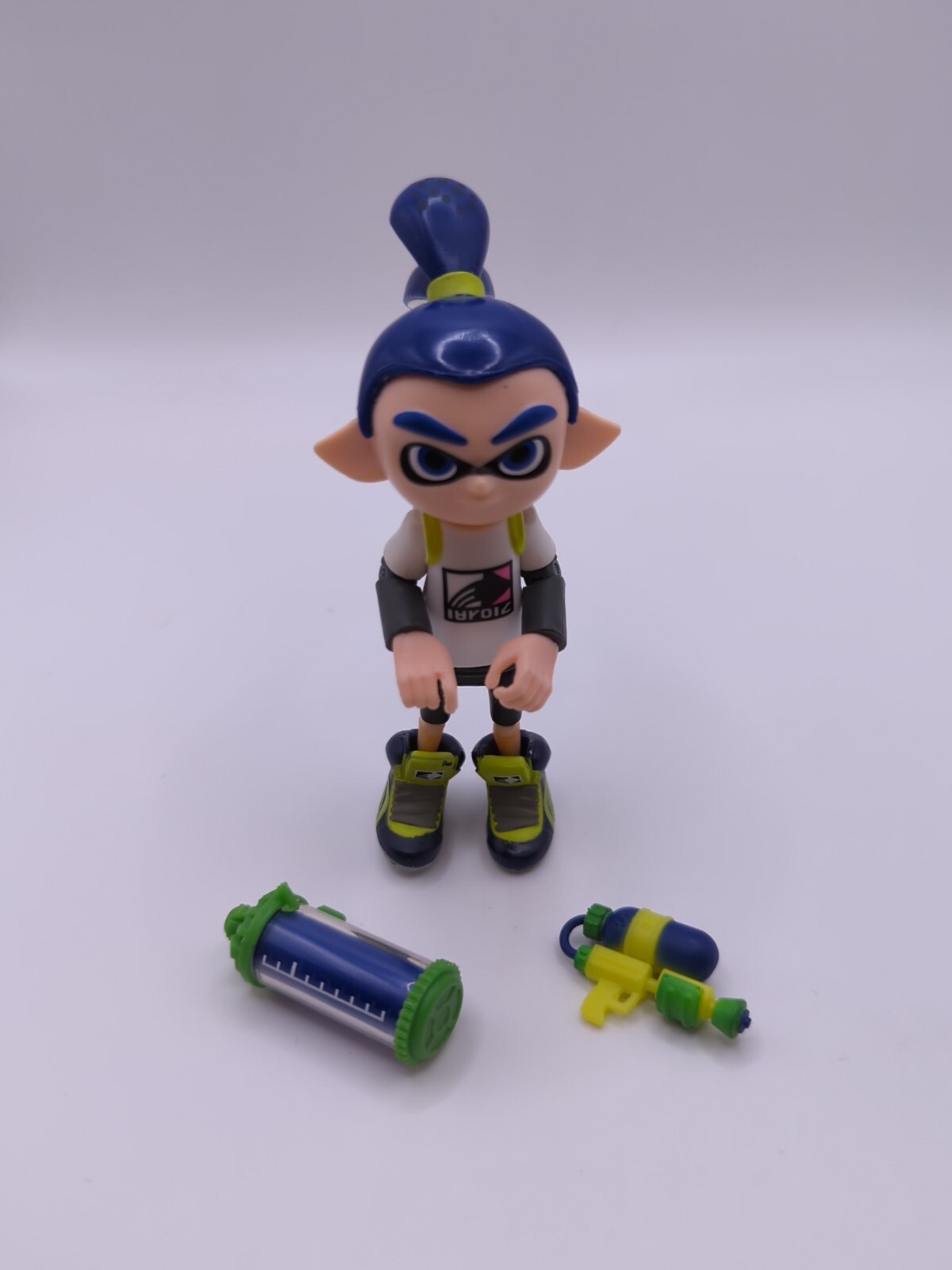 World Of Nintendo INKLING BOY Figure Toy Jakks Splatoon 4" Used Blue First Ver.