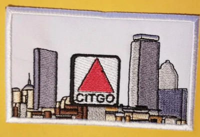BURNSEYS CUSTOMS Fenway Park Boston Red Sox Citgo Sign Embroidered Patch 2.25x3.75"