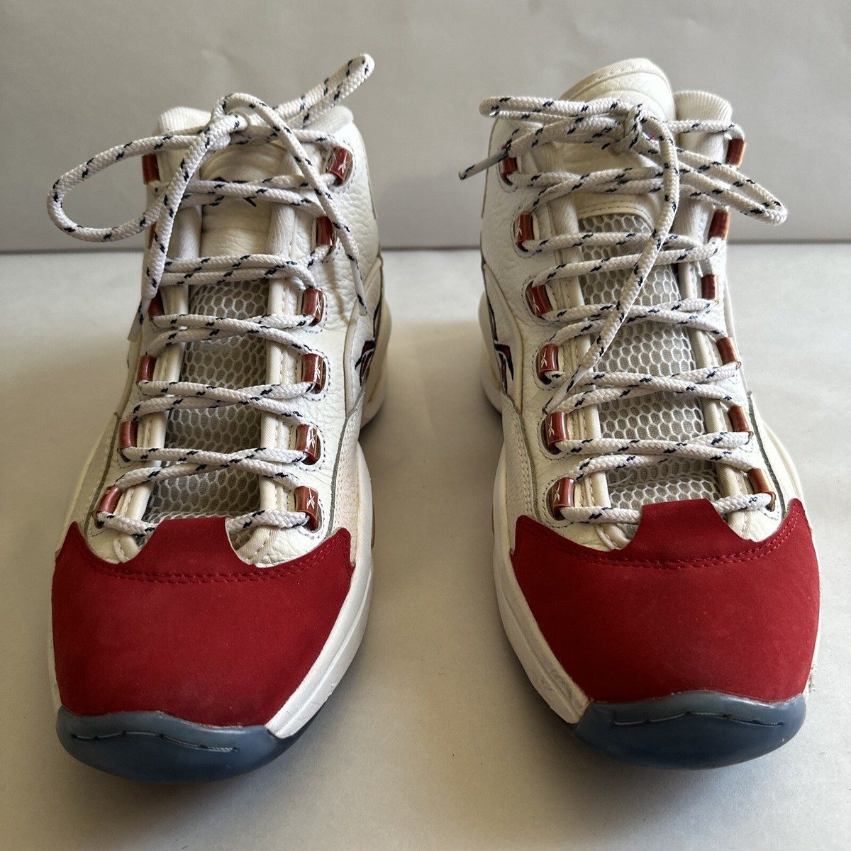 Reebok Question Mid OG Red Toe 25th Anniversary Mens Basketball Sneakers FY1018 Reebok Question Mid Red Toe 25th Anniversary Men main image 4