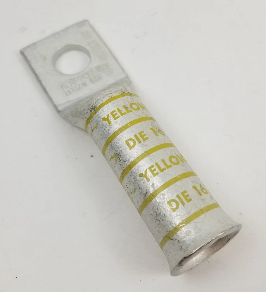 25 BURNDY YA30TC12FXB Conector de compresión de cobre de 1 orificio recto 250KCMIL Foto 2 de 4