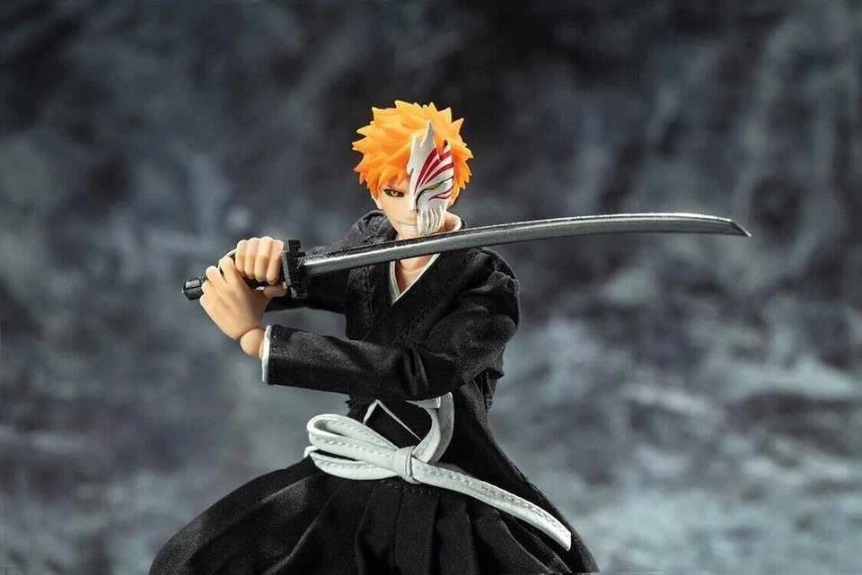 Dasin GT model 6 inch action figure anime Bleach ban kai Kurosaki ichigo Toy New - Image 4 of 4